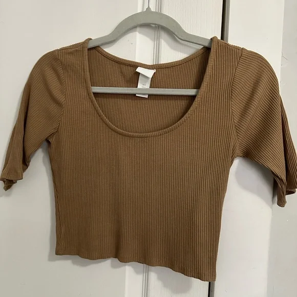 H&M Ribbed Cropped Top - Picture 2 of 7